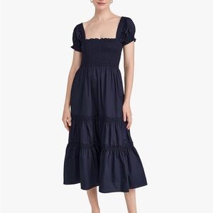 Elegant Black Midi Dress